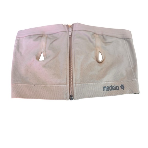 Medela Easy Expression Bustier Pumping Bra Nude Medium - Picture 3 of 7